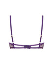 Leonora Wired Bra Acai Purple/Sheer