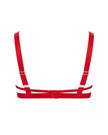 Ariana Satin Strappy Bra Red