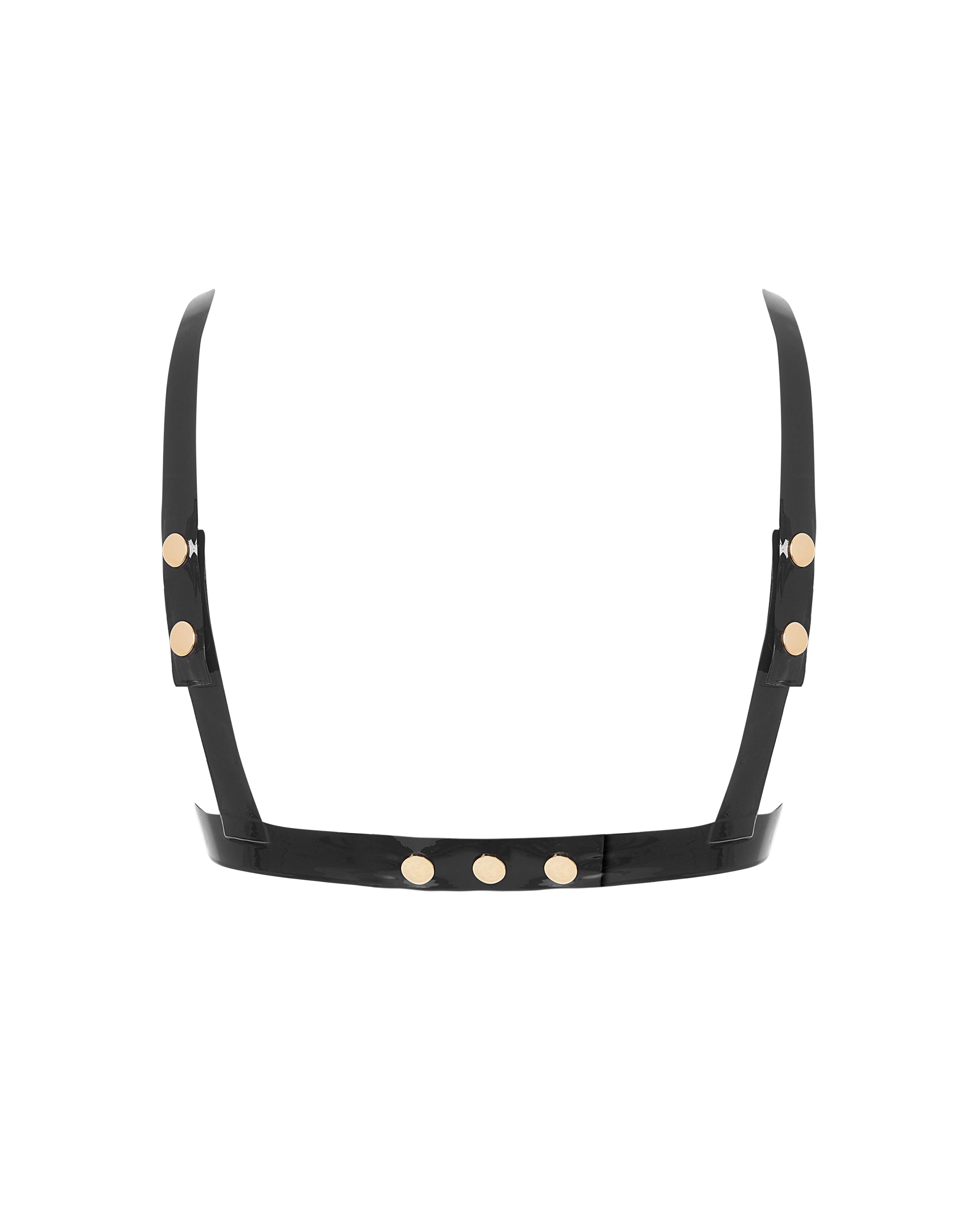 Latex Bra Black
