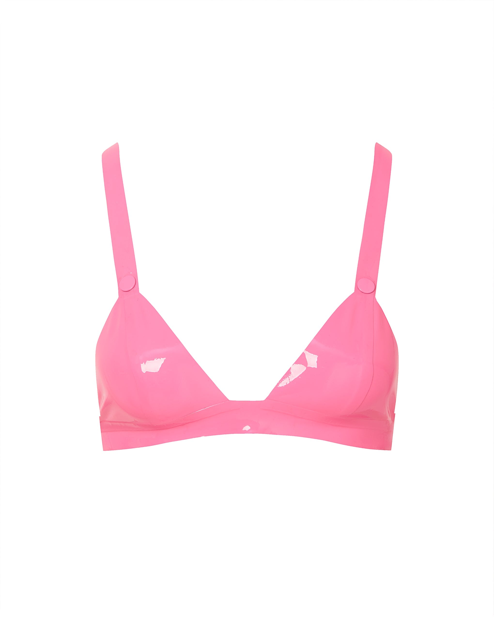 Latex Bra Pink