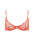 Naomi Mesh Bra Coral