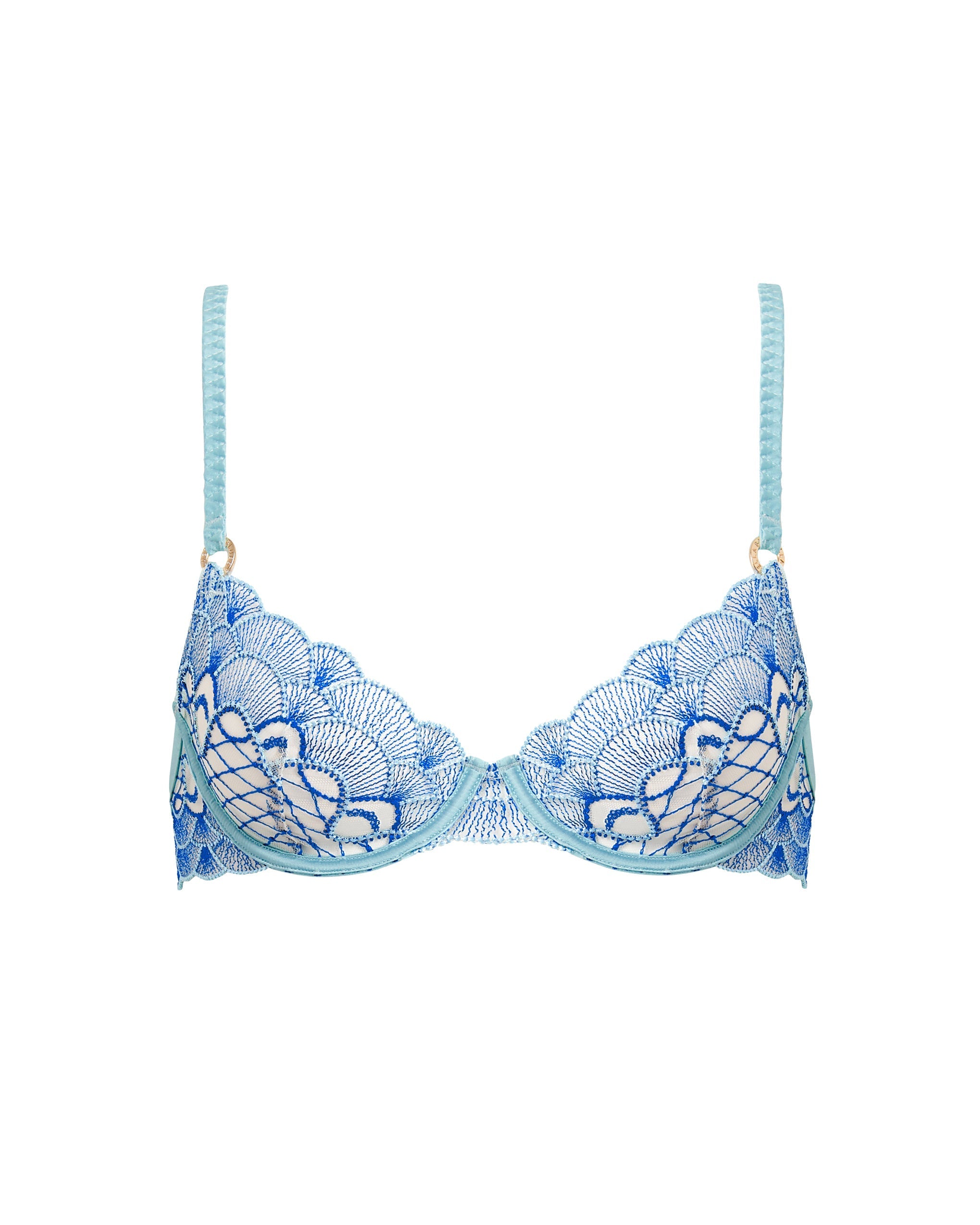 Elina Wired Bra Egyptian Blue/Island Paradise Blue/Sheer