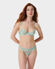 Leonora Wired Bra Island Paradise Blue/Sheer