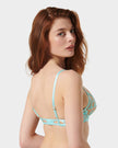 Leonora Wired Bra Island Paradise Blue/Sheer