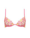 Patrice Sheer Bra Pink/Yellow