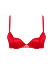 Cara Satin Bra Red