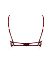 Geneva Embroidered Longline Bra Cherry