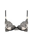 Inaya Sheer Floral Bra Black