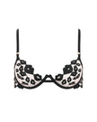 Marian Embroidered Bra Black