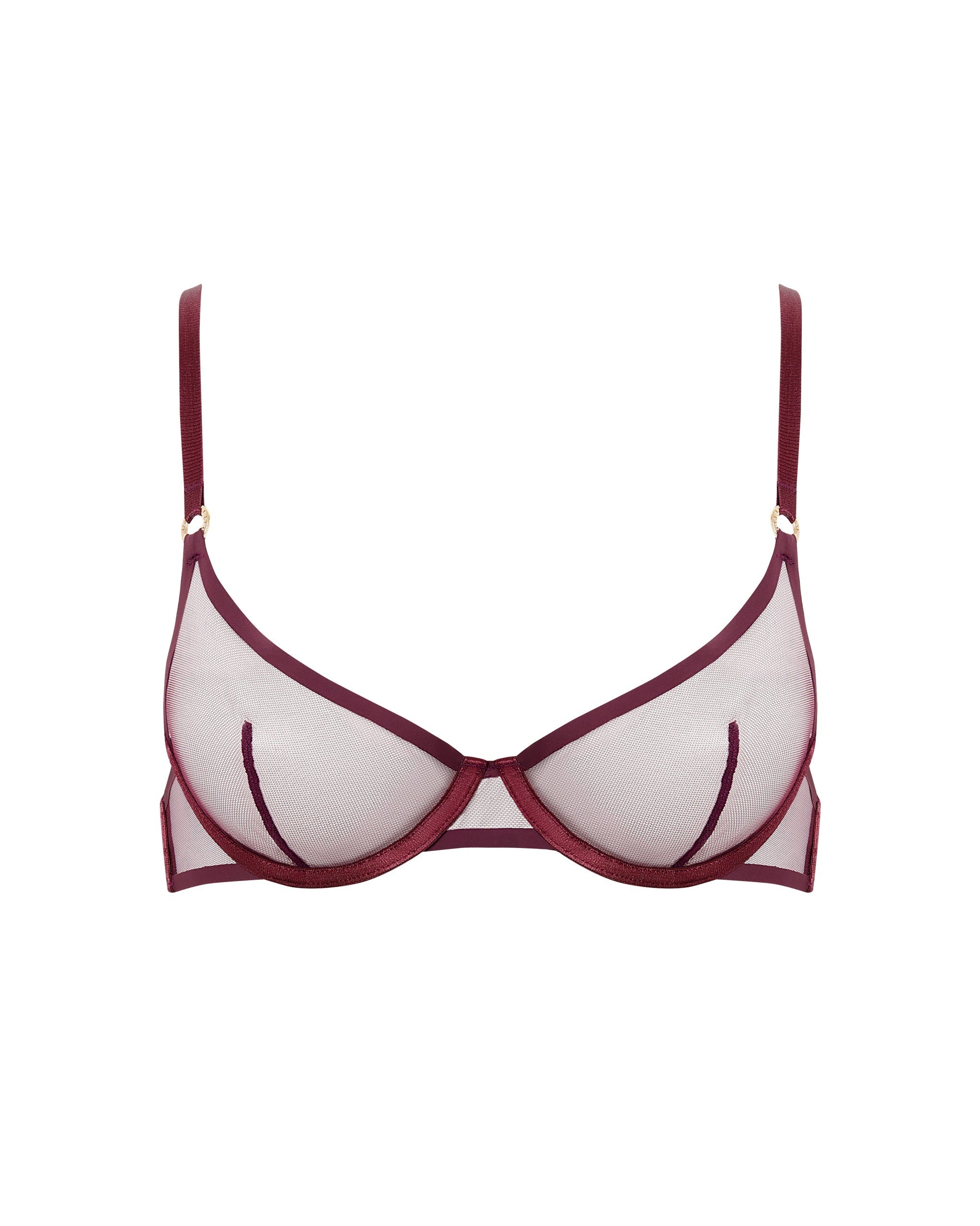 Naomi Mesh Bra Cherry