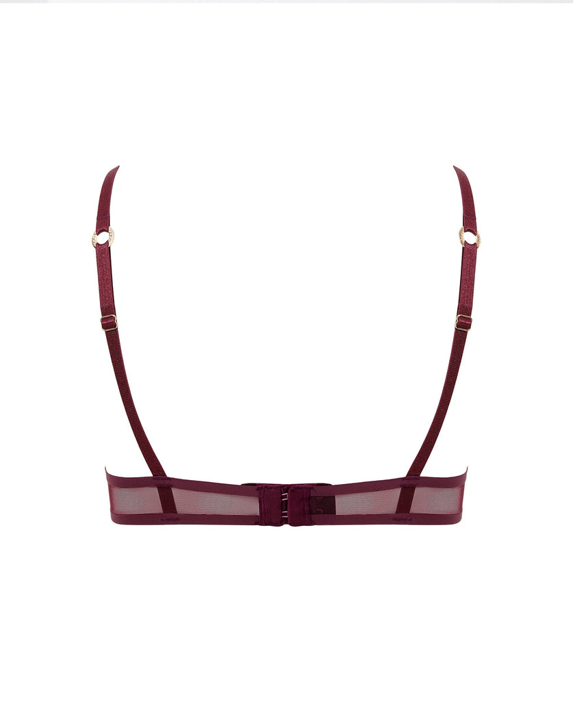 Naomi Mesh Bra Cherry