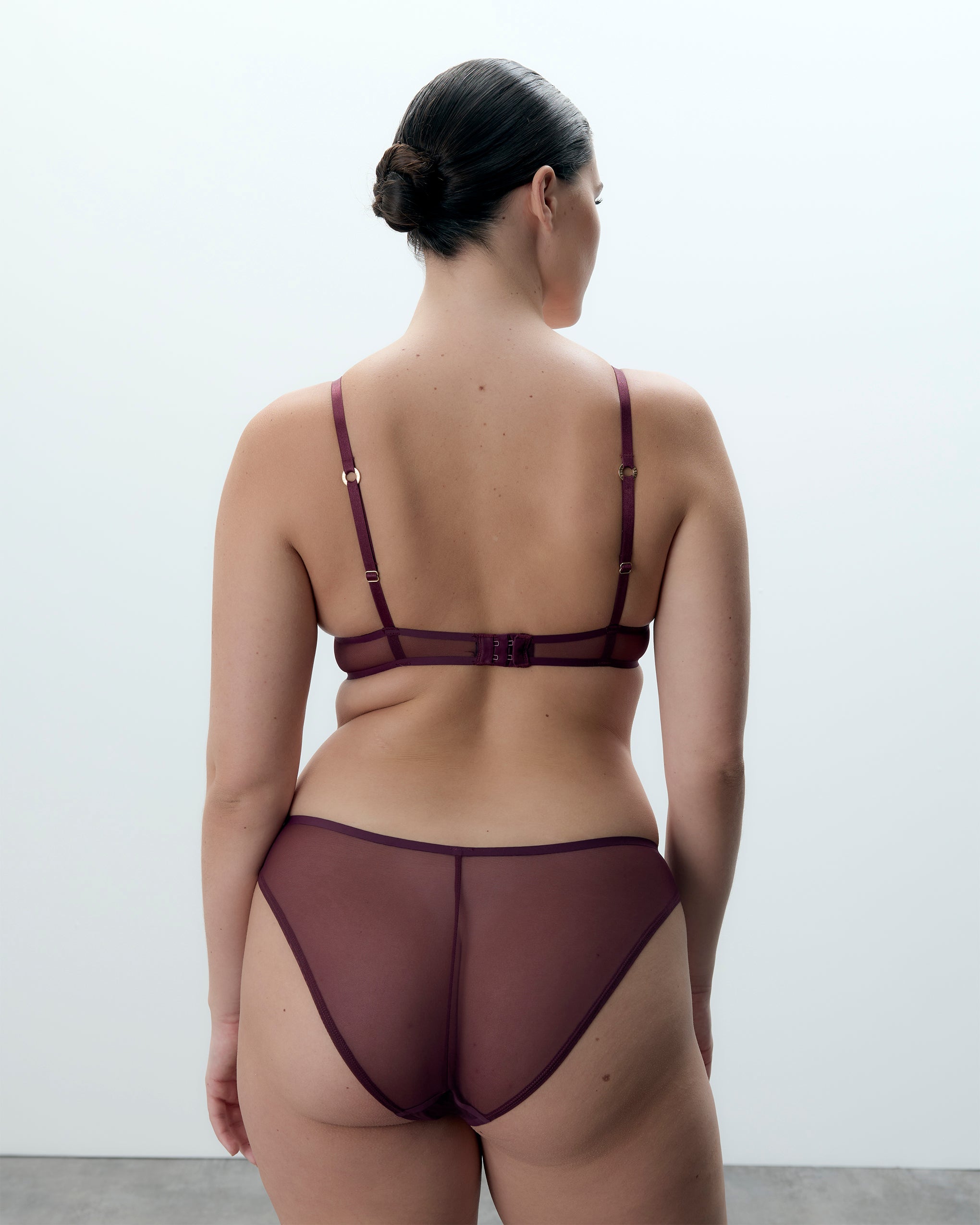 Naomi Mesh Bra Cherry