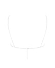 Estelle Open Diamante Bra Silver