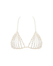 Crystal Triangle Bra Clear