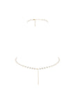 Crystal Triangle Bra Clear