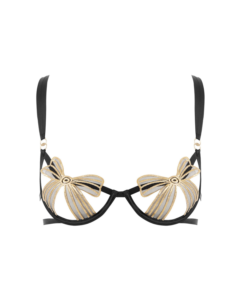 Annabel Wired Bra Black/Gold