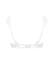 Gabriella Floral Embroidered Bra White