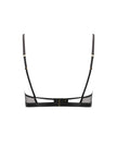 Flyn Embroidered Longline Bra Black