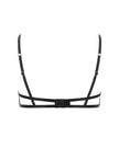 Gia Open Heart Bra Black
