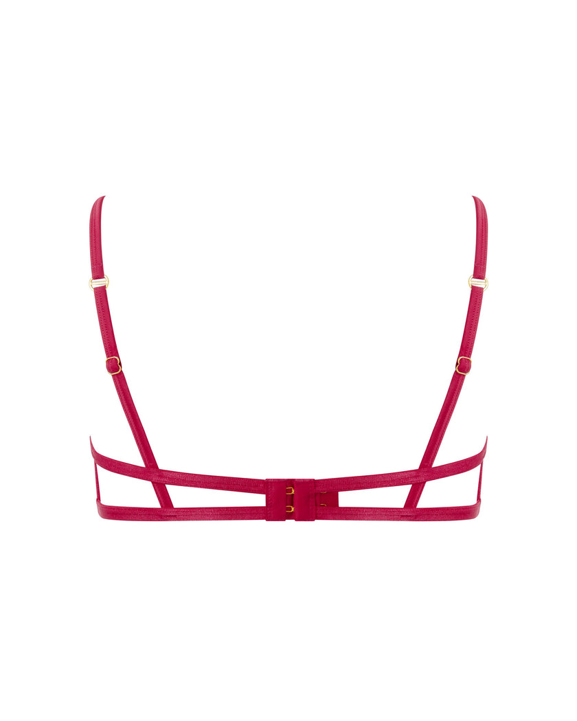 Gia Open Heart Bra Pink