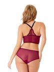 Superboost Lace Deep V Bra - Purple Potion
