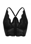 Superboost Lace Deep V Bra - Black