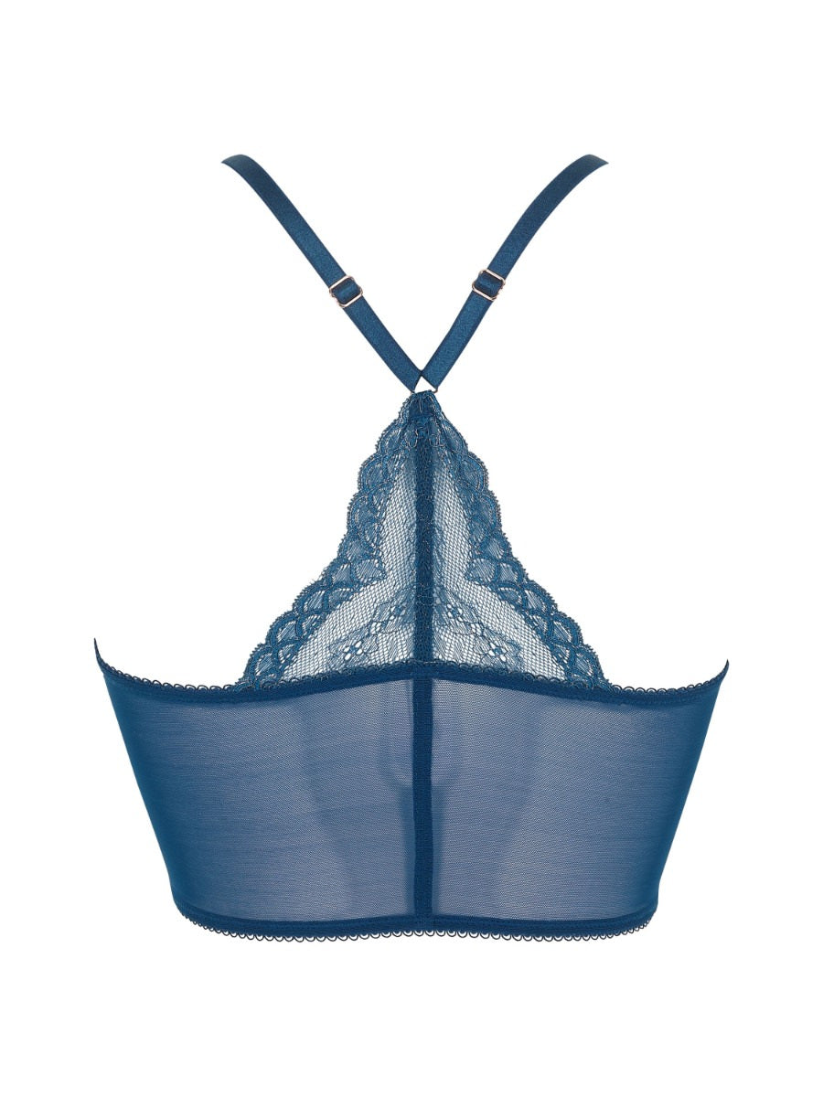 Superboost Lace Deep V Bra - Deep Teal