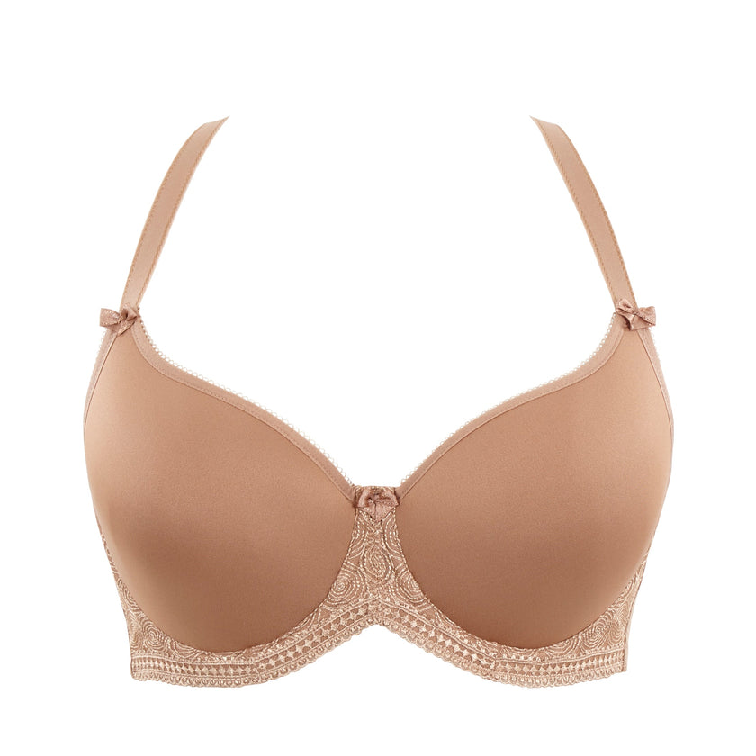 Cari Moulded Spacer T-Shirt Bra - Caramel