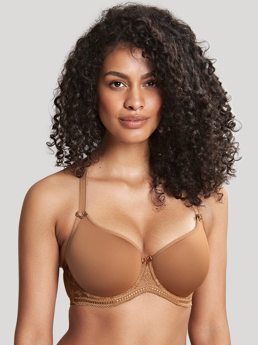 Cari Moulded Spacer T-Shirt Bra - Caramel
