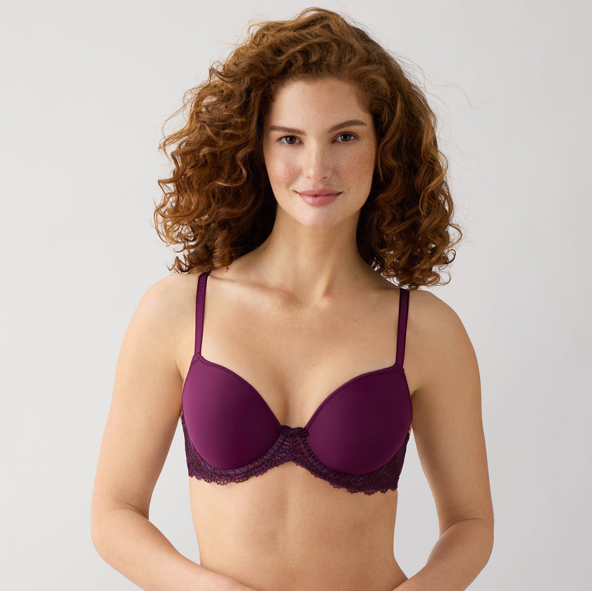 La Femme Underwire T-Shirt Bra - Winter Bloom