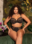 Namrah Bandless Plunge Bra - Black
