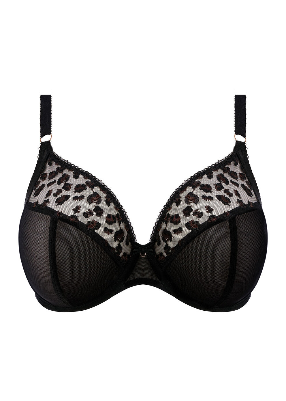 Namrah Bandless Plunge Bra - Black