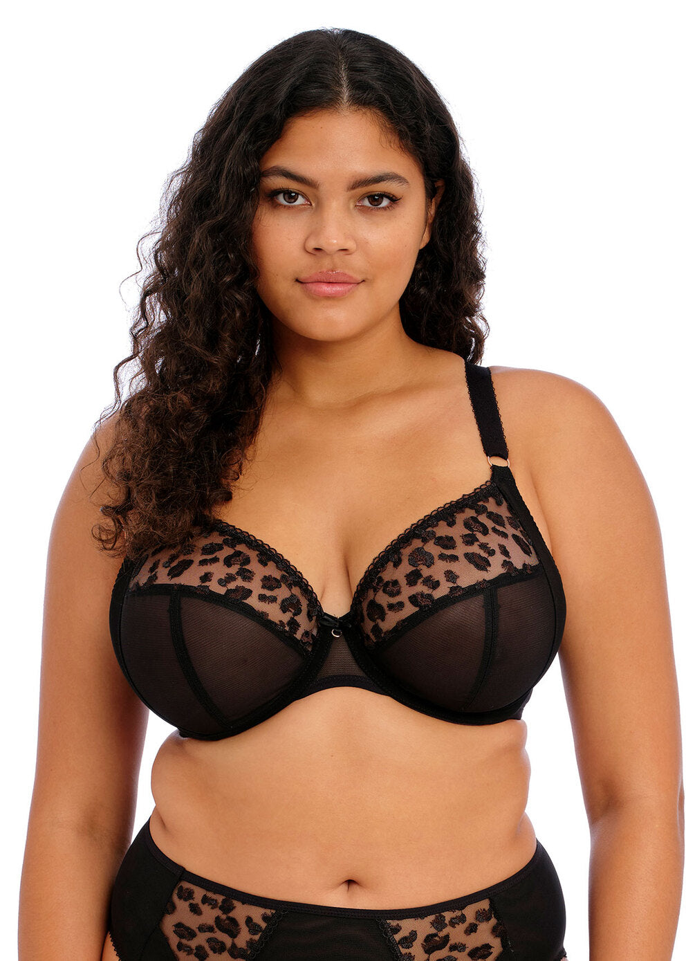 Namrah Bandless Plunge Bra - Black