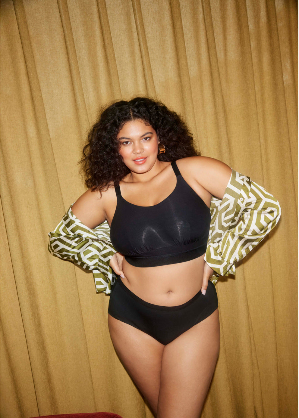 Downtime Wireless Bra - Black