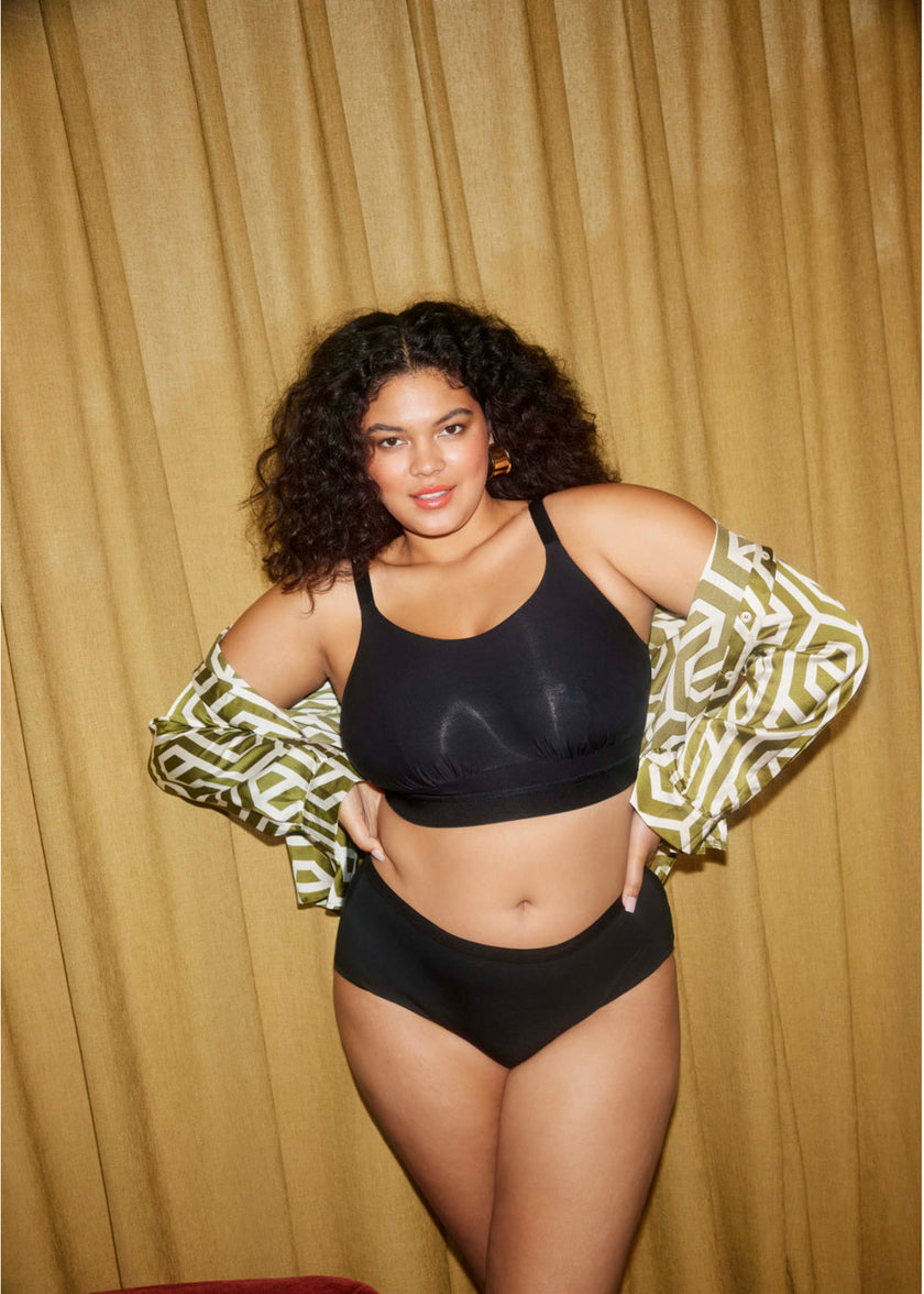 Downtime Wireless Bra - Black
