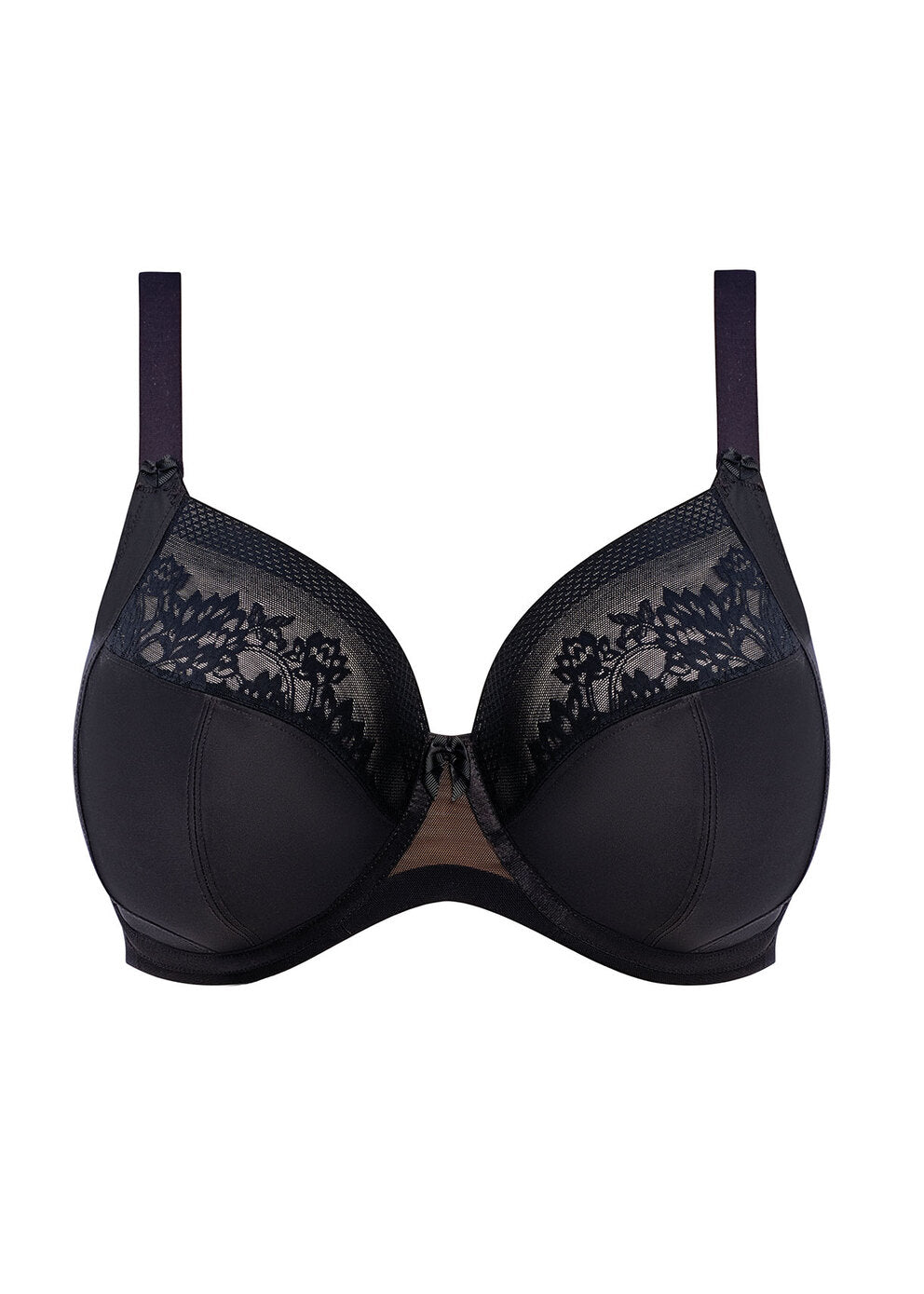 Nerina Stretch Plunge Bra - Black