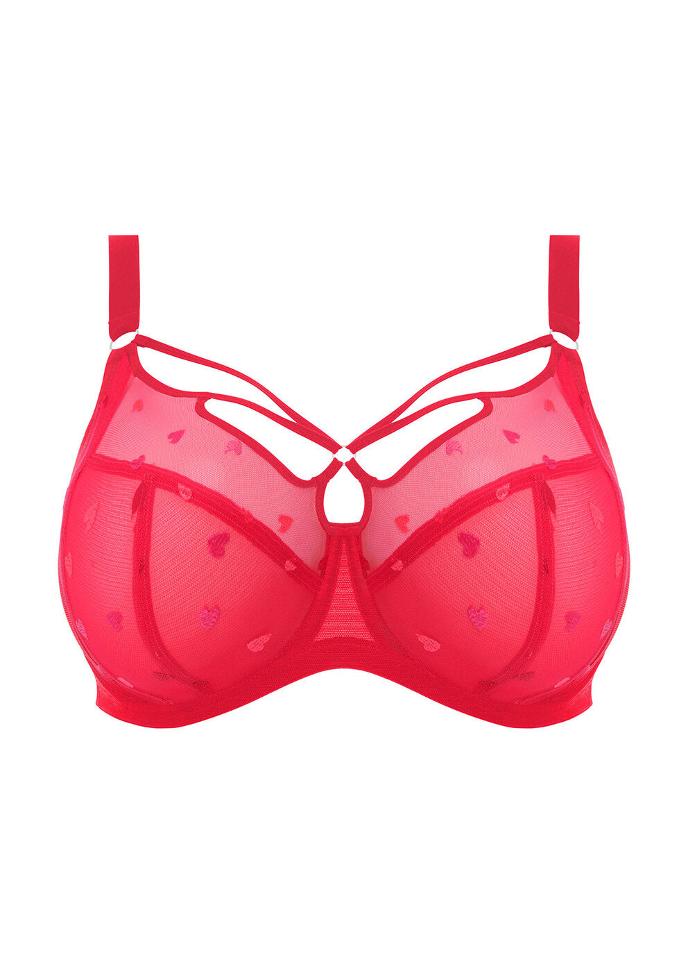 Sachi Plunge Bra - Red Confetti