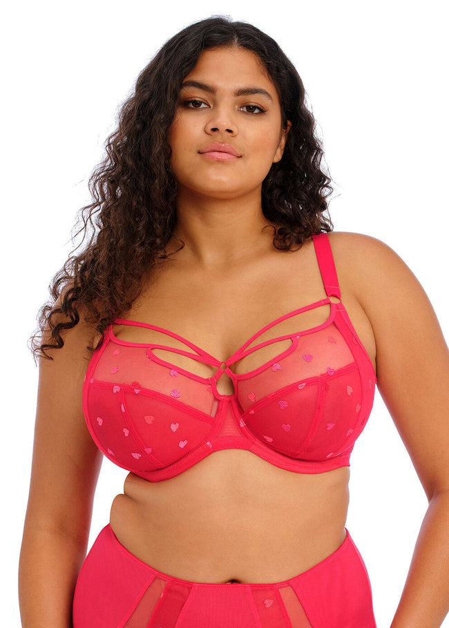 Sachi Plunge Bra - Red Confetti