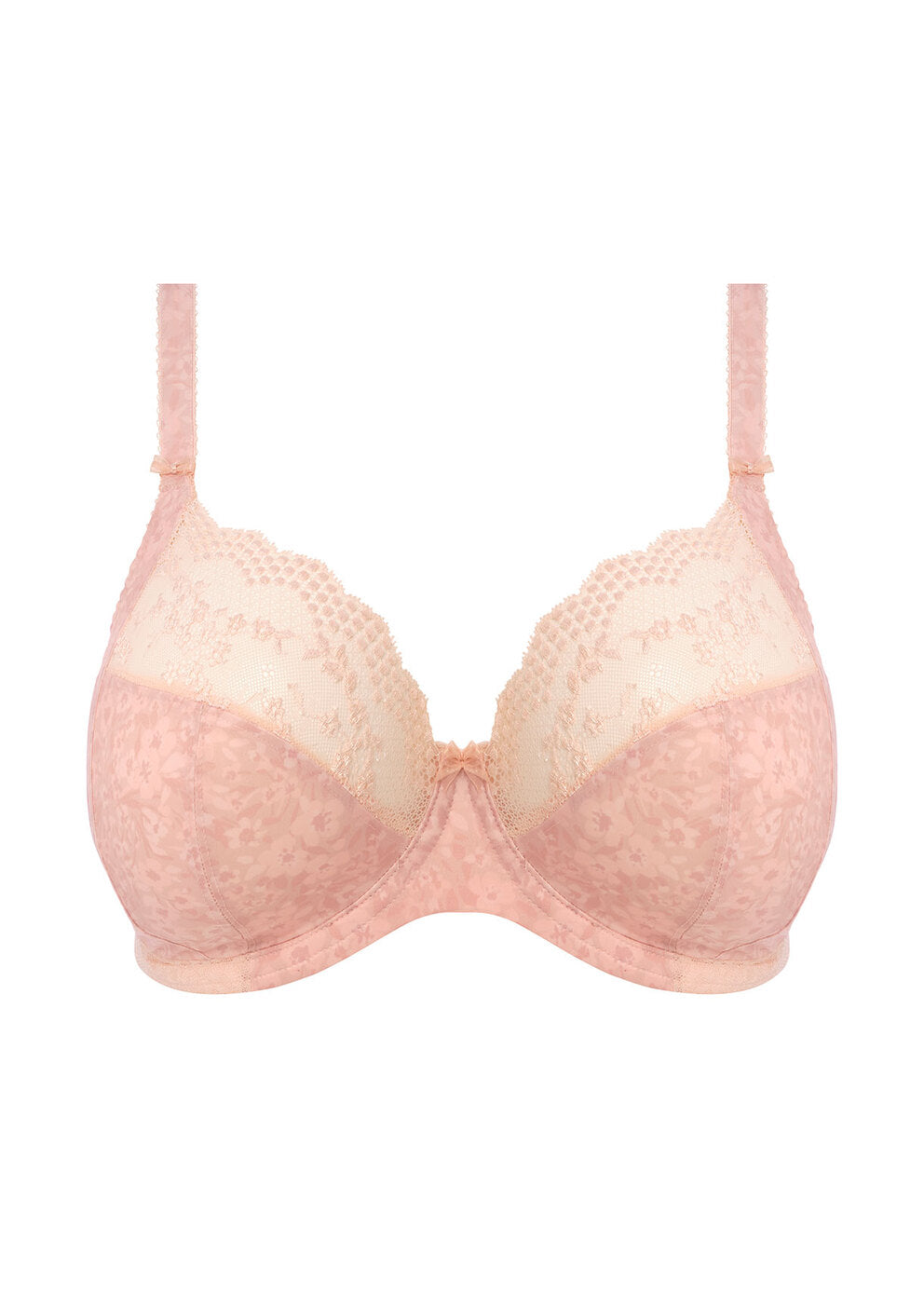 Lucie Stretch Plunge Bra - Blush Pink