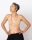 Rora Front Closure Bra - Sand