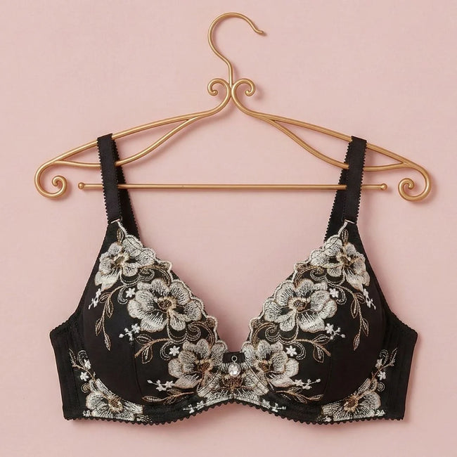 Bridal Embroidered Lace Bra