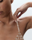 Crystal Triangle Bra Clear