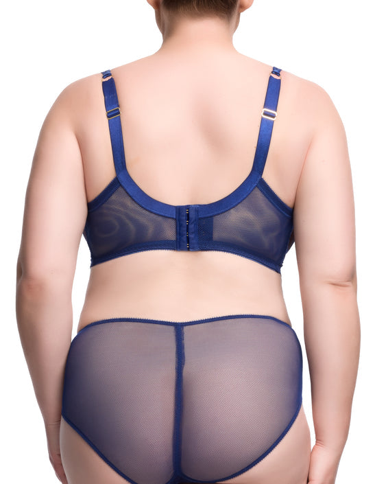 Yva Full Figure Underwire Bra - After Dark