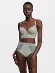 Entice Longline Lightly Lined Bra - Frosted Jade