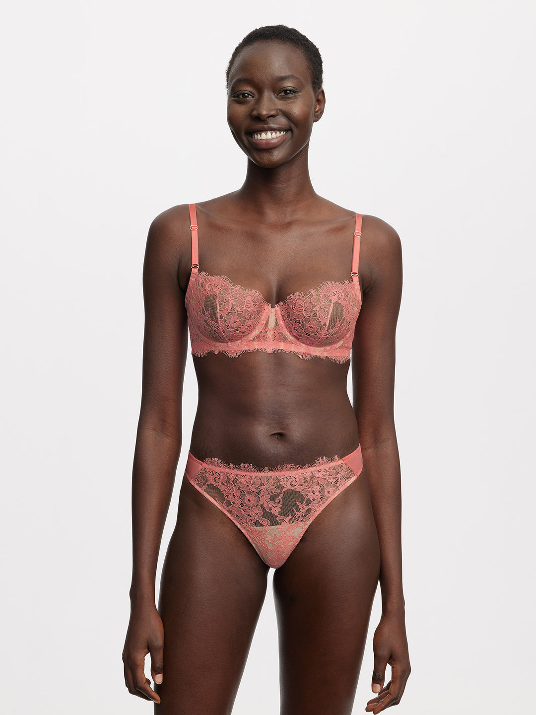 Entice Balconette Bra - Geranium