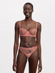 Entice Balconette Bra - Geranium