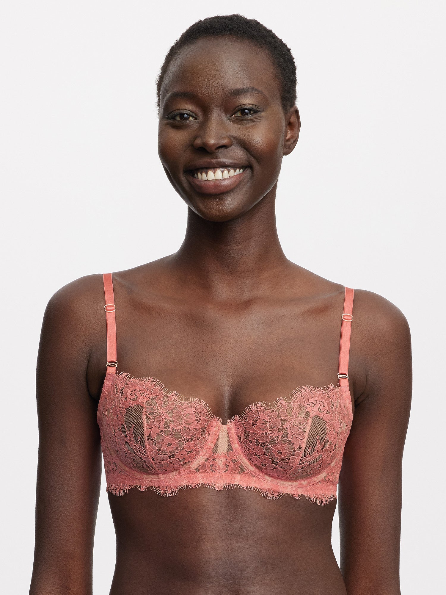 Entice Balconette Bra - Geranium