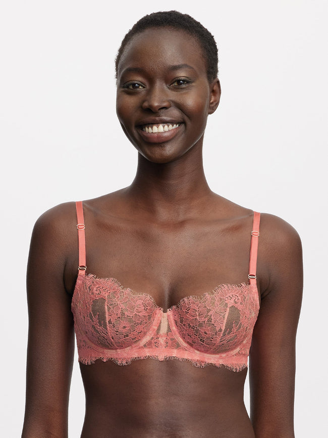 Entice Balconette Bra - Geranium
