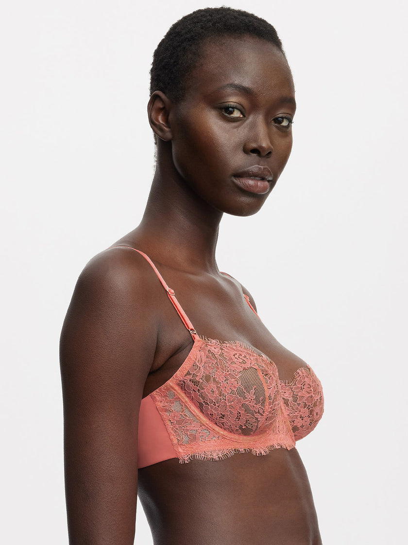 Entice Balconette Bra - Geranium