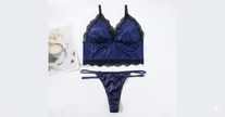 Lace Lingerie Set – Embroidered Bra & Panty